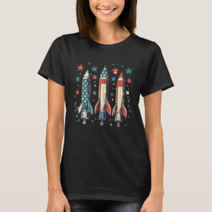 Camiseta Técnico Vintage De Firework 4 De Julio USA Pyro T