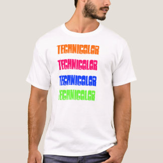 Camiseta tecnicolor, tecnicolor, tecnicolor, tecnicolor