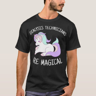 Camiseta Técnicos de diálisis de unicornio son técnicos mág