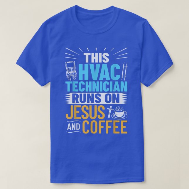 Camiseta Técnicos de HVAC Calefacción Ventilación Aire Acon (Diseño del anverso)