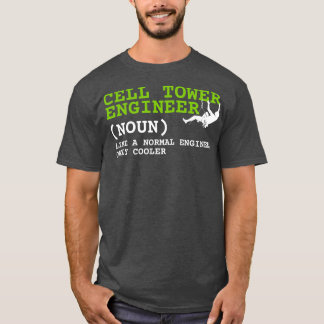 Camiseta Técnicos De Ingeniería De Torre Celular Y Escalado