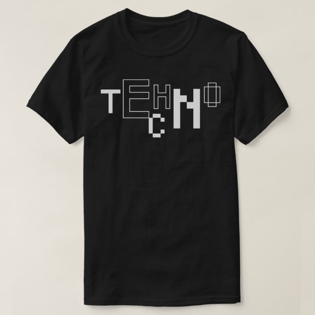 Camiseta tecno 4 (Diseño del anverso)