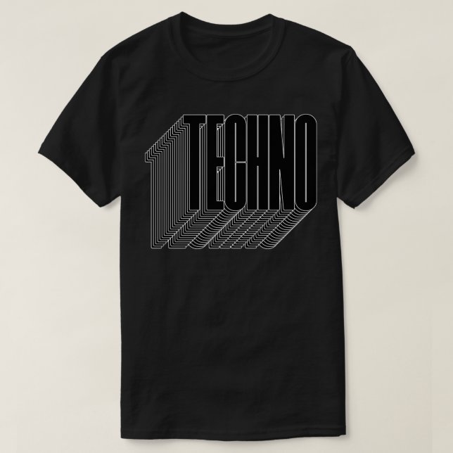 Camiseta tecno audaz 1 (Diseño del anverso)