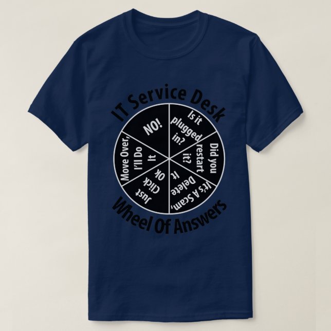 Camiseta Tecno de información sobre la rueda de la rueda de (Diseño del anverso)