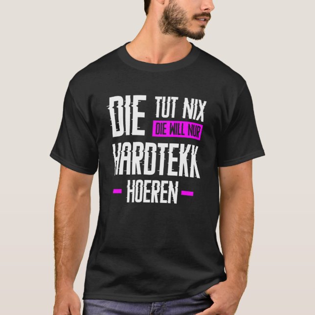 Camiseta Tecno duro de disco duro Gabberina Tekkno Uptempo (Anverso)