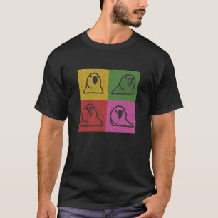 Camiseta Tecno Fiesta Parrot Pop Art