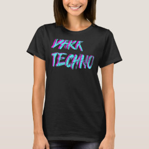Camiseta Tecno oscuro Hombres Tekke Tekkno Raver Fiesta Tec