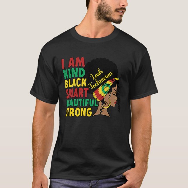 Camiseta Tecnología Black Lash African American Lash Tech (Anverso)