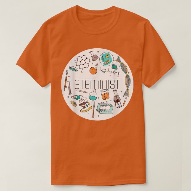 Camiseta Tecnología científica esteminista matemática de in (Diseño del anverso)