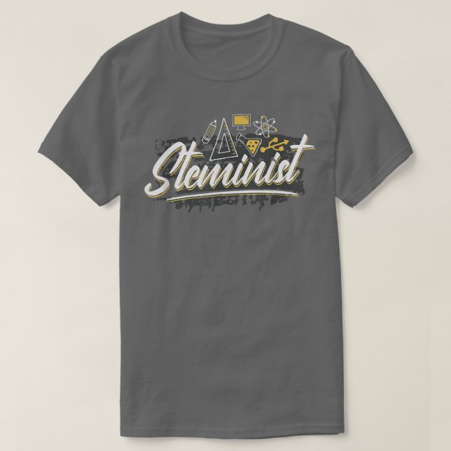 Camiseta Tecnología científica esteminista matemática de in (Diseño del anverso)