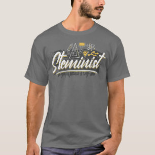 Camiseta Tecnología científica esteminista matemática de in
