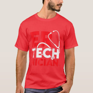 Camiseta Tecnología de apoyo de emergencia de ER Tech Room 