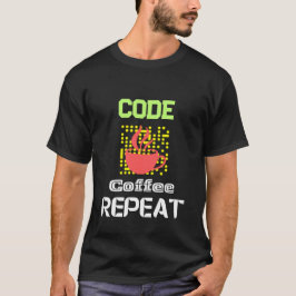 Camiseta tecnología de codificación de programación de inge