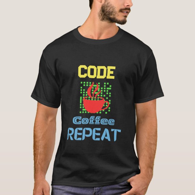 Camiseta tecnología de codificación de programadores de ing (Anverso)