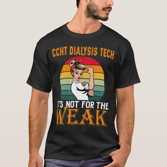 Camiseta Tecnología de diálisis de la cch para débiles (Anverso)