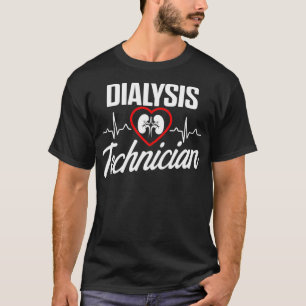 Camiseta Tecnología de diálisis de nefrología cardíaca