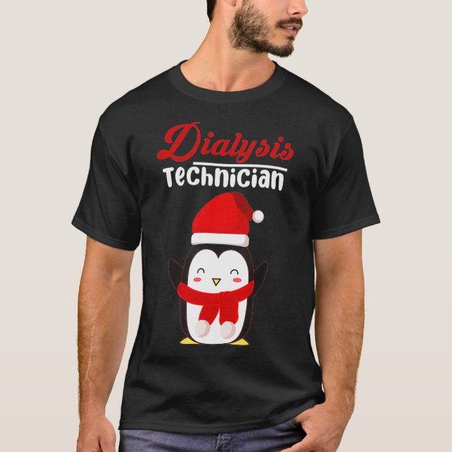 Camiseta Tecnología de diálisis Navidades de transfusión (Anverso)