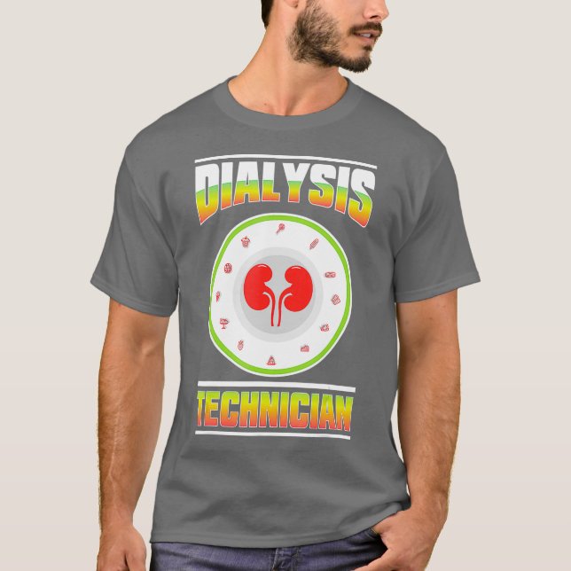 Camiseta Tecnología de diálisis Terapias Nefrología Tecnolo (Anverso)
