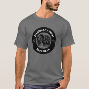 Camiseta Tecnología de farmacia personalizada Papa Bear Dad