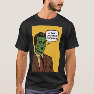 Camiseta Tecnología de IA Zombie PopCulture