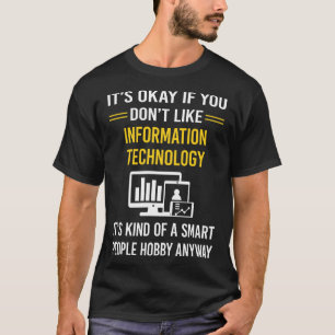 Camiseta Tecnología de información para personas inteligent