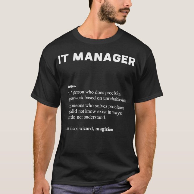 Camiseta Tecnología de la información Definición divertida  (Anverso)