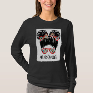 Camiseta Tecnología de laboratorio de Messy Bun Lab Queen L