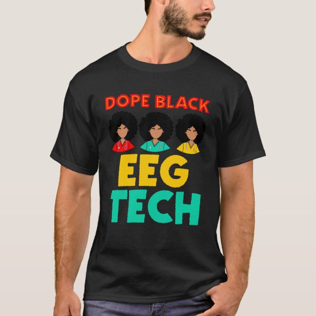 Camiseta Tecnología de neurodiagnóstico Black History de la (Anverso)