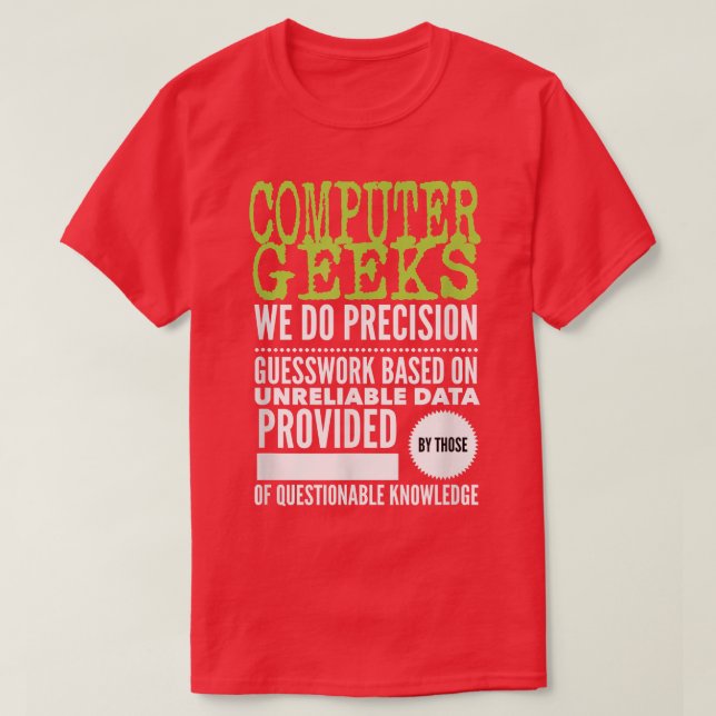 Camiseta Tecnología de programador de ciencia TShirt Nerd (Diseño del anverso)