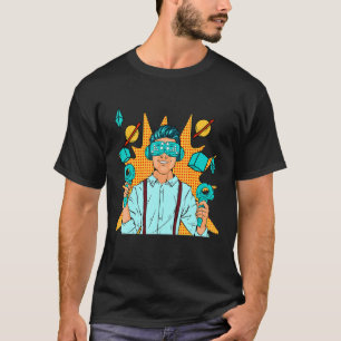 Camiseta Tecnología de realidad virtual de Guay Gamer Illus