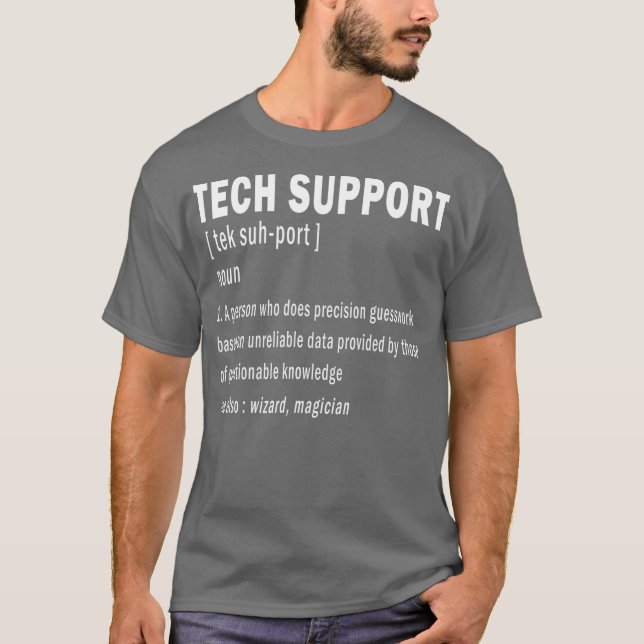 Camiseta Tecnología de soporte de definición Funny Cute Gee (Anverso)