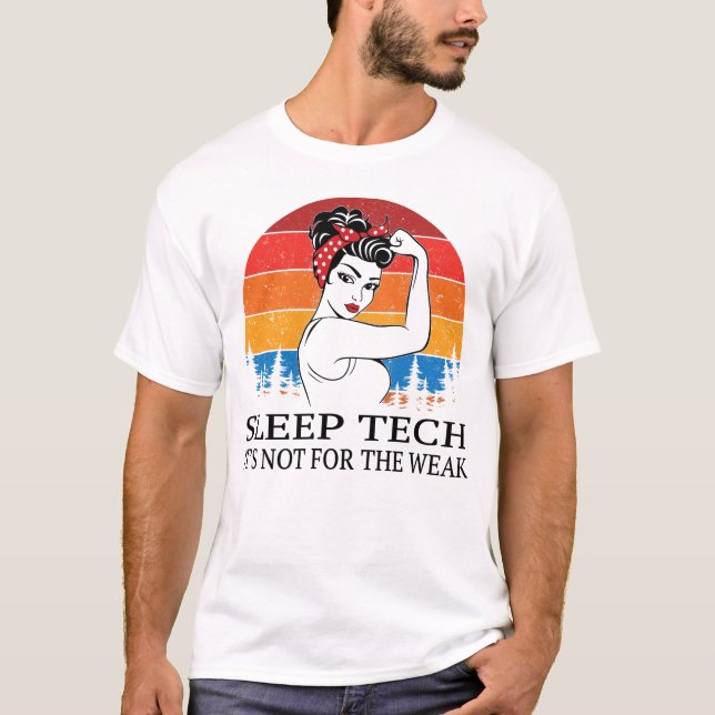 Camiseta Tecnología de sueño no es para débiles (Anverso)