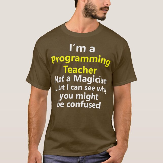 Camiseta Tecnología de TI de programación de la Escuela de  (Anverso)