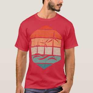 Camiseta Tecnología de Torre de Turbina Eólica Energía Reno