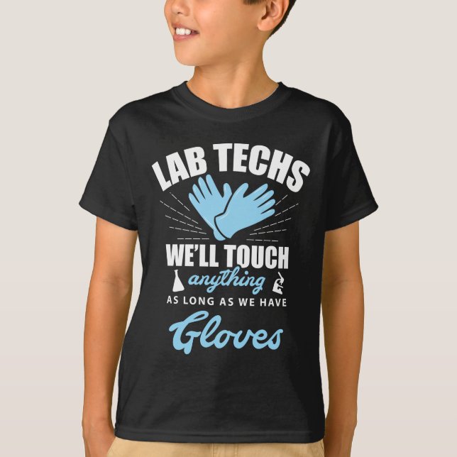 Camiseta Tecnología divertida del laboratorio de la semana (Anverso)