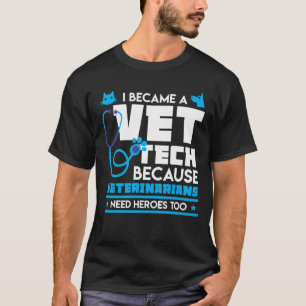 Camiseta Tecnología divertida del veterinario de los héroes