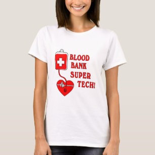 CAMISETA TECNOLOGÍA ESTUPENDA DEL BANCO DE SANGRE
