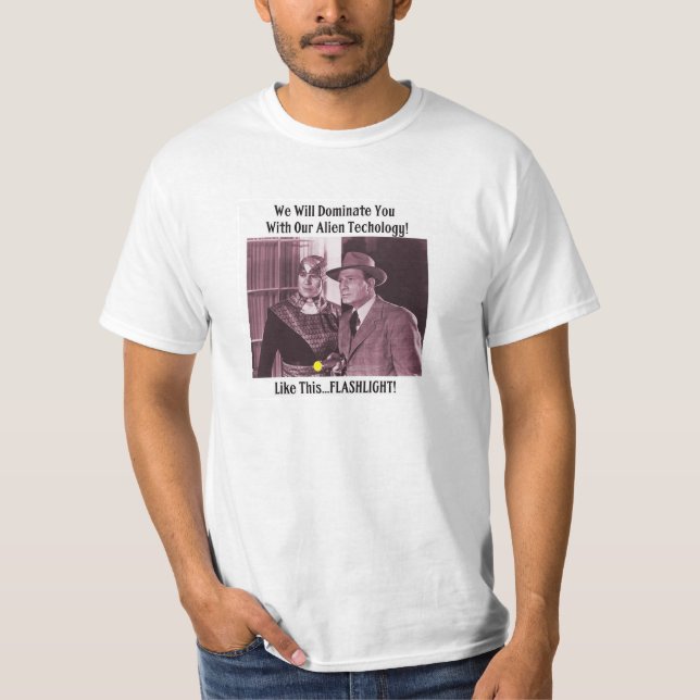 Camiseta ¡Tecnología extranjera! (Anverso)