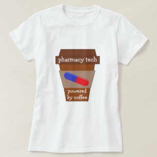 Camiseta Tecnología Farmacéutica Impulsada Por El Café