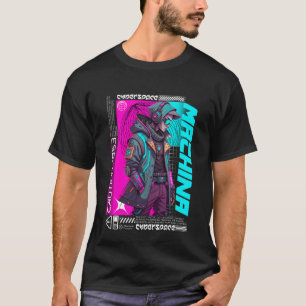 Camiseta Tecnología Futurista de Cyberpunk Streetwear urban