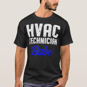 Camiseta Tecnología HVAC Babe Funny HVAC Tech