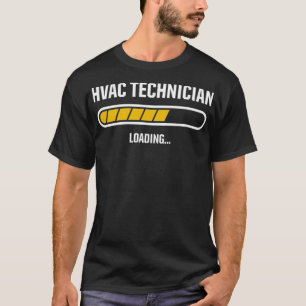 Camiseta Tecnología HVAC en técnico de carga de formación