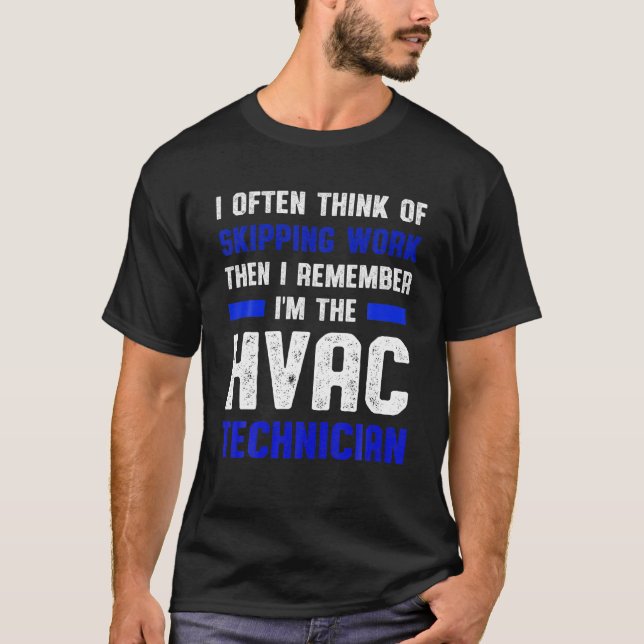 Camiseta Tecnología HVAC Salto Funny HVAC (Anverso)