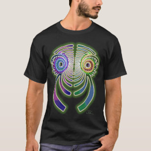 Camiseta Tecnología II del dragón del fractal