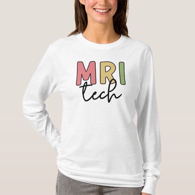 Camiseta Tecnología MRI | Técnico de Radiología de IRM (Anverso)