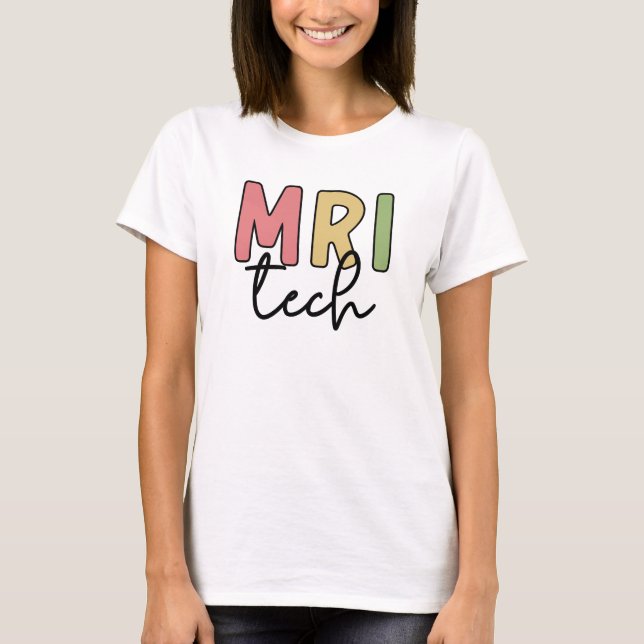Camiseta Tecnología MRI | Técnico de Radiología de IRM (Anverso)