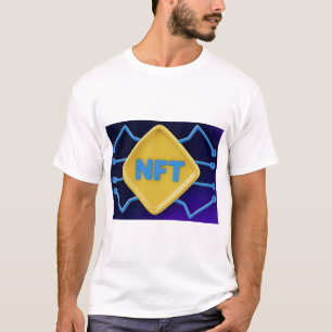 Camiseta Tecnología NFT Logo Crypto 3D.