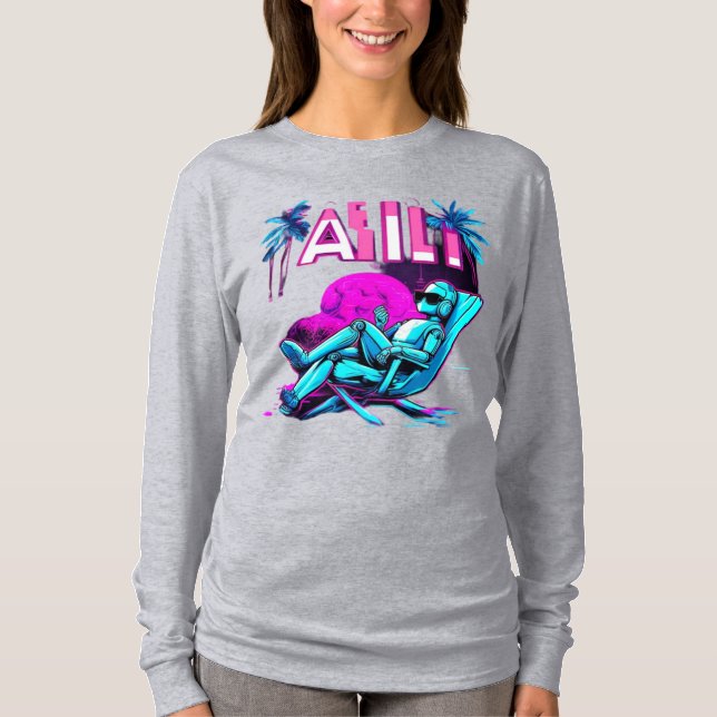 Camiseta Tecnología Relajada" (Anverso)