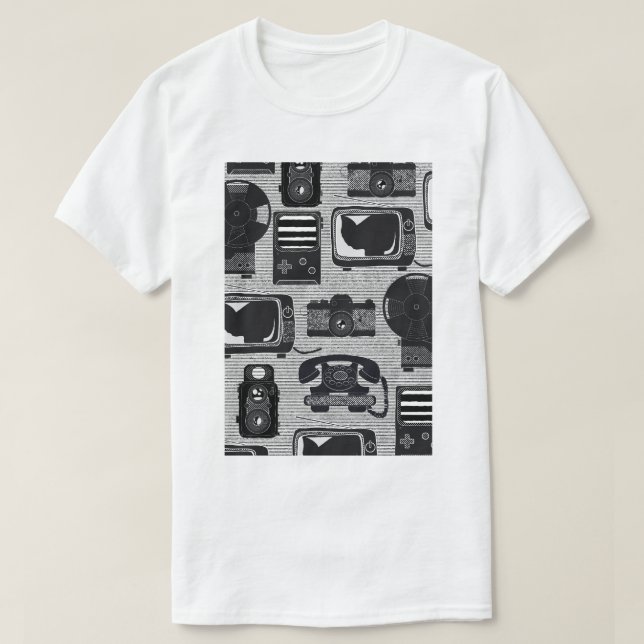 Camiseta Tecnología retro (Diseño del anverso)