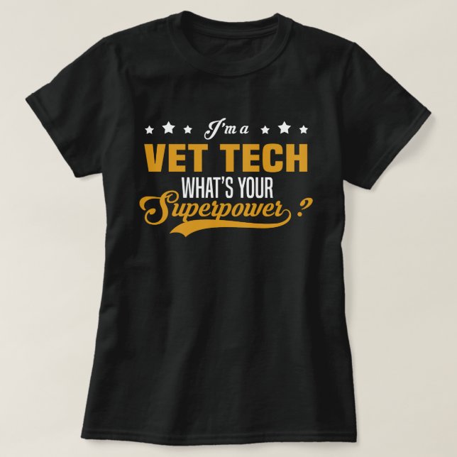 Camiseta Tecnología Vet (Diseño del anverso)